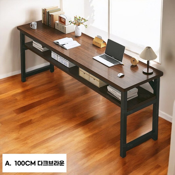 오드스우드 공간절약 창가테이블 폭좁은 원목 책상 카페 베란다 삭탁의자 공부책상