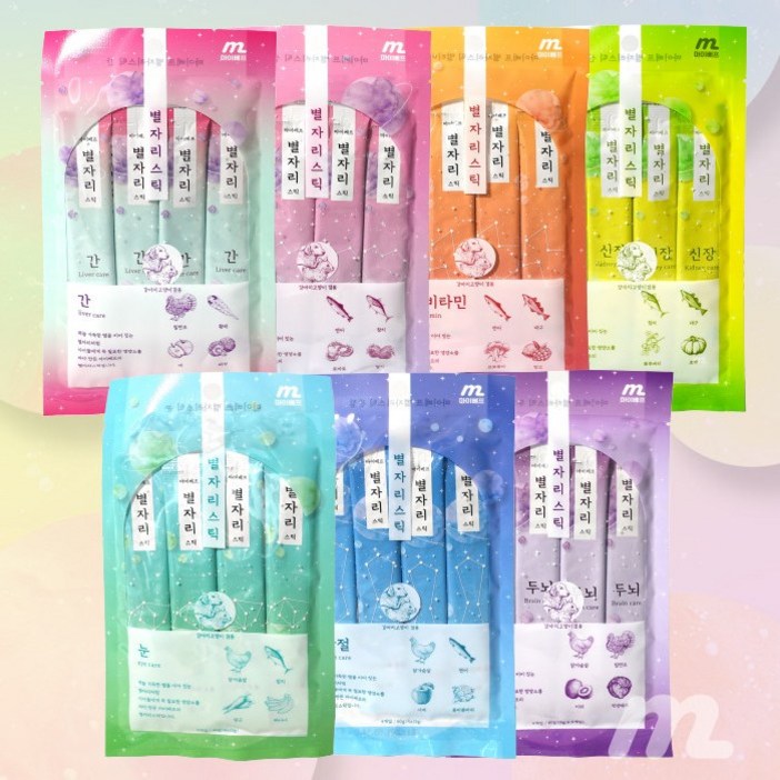 마이베프 별자리스틱 고양이 츄르 간식 4P