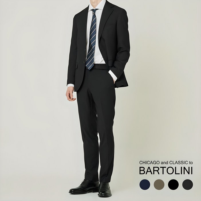바톨리니 남성용 사계절 캐주얼 정장 수트 세트 4컬러 M5XL