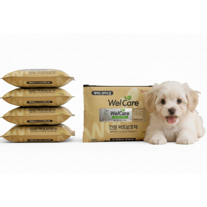 웰케어 투약보조제 약효보호제 유산균 강아지용 50p 5P 사은품 증정