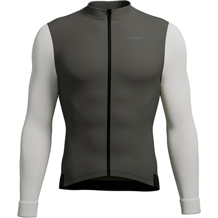 INBIKE 긴소매 사이클링 저지 남성 여성 플리스 보온성 신축성 가을 겨울 자전거 탑 기능성 셔츠 라이딩 야외 스포츠용 편안함