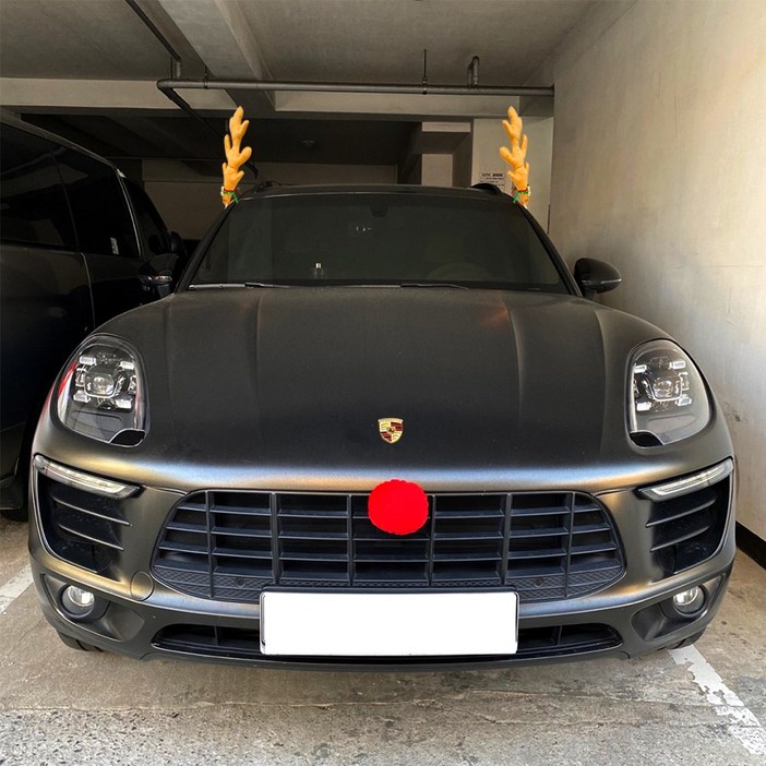 루돌카 자동차 루돌프 코 크리스마스 뿔 장식