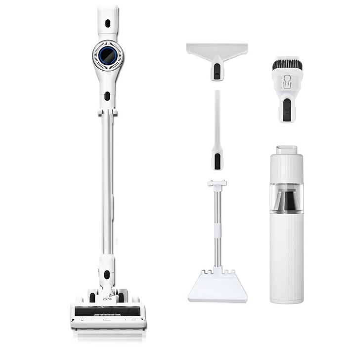 최신형 차이슨 무선 스틱 청소기 BLDC 흡입력 좋은 진공청소기  다양한 구성품  평생AS