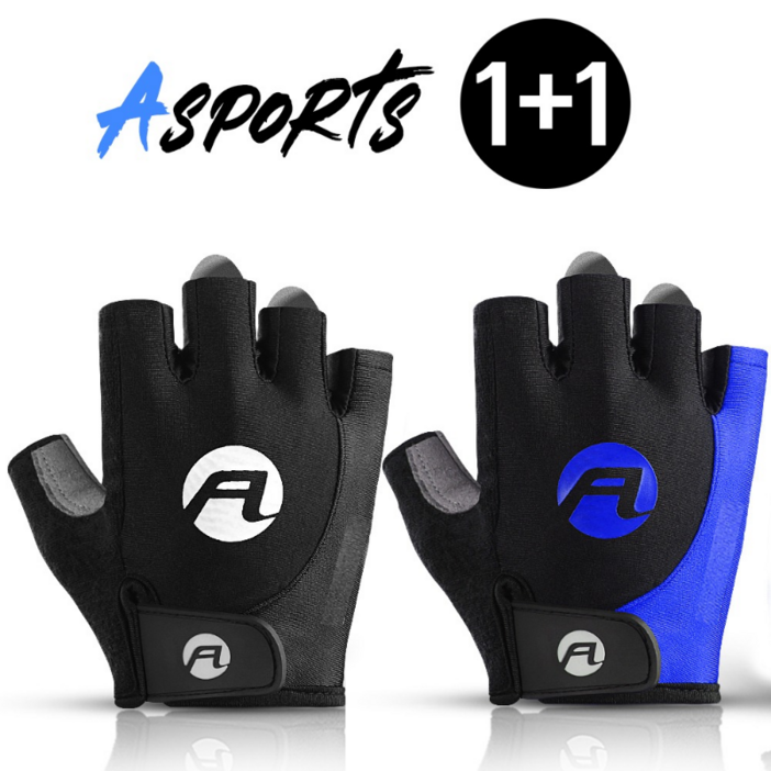 듀웨이 ASPORTS 자전거 반장갑 1+1