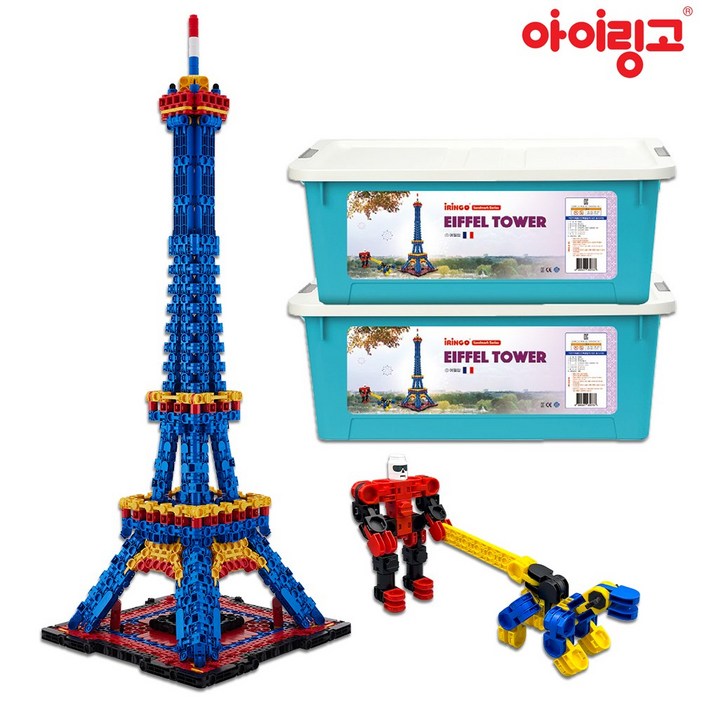 아이링고 에펠탑 2110pcs 교구 블럭만들기, 1개 아이링고 에펠탑 2110pcs 교구 블럭만들기, 1개