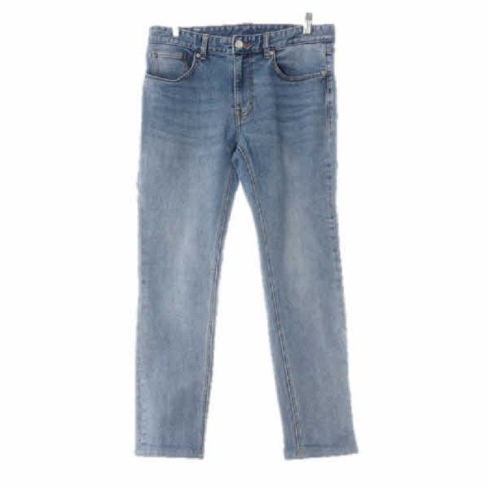 스파오 8031 연청 데님 크롭스키니워시드진 82