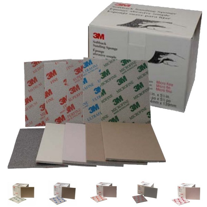 골든트리 3M 샌딩 스폰지 페파 20장 곡면 연마제 사포 빼빠 광택