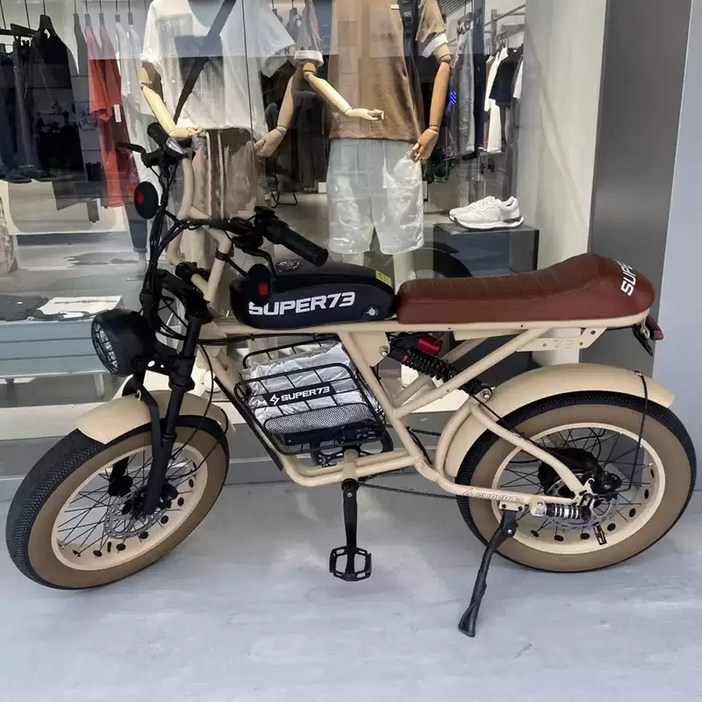 super73 전기자전거  레트로 자토바이 팻바이크