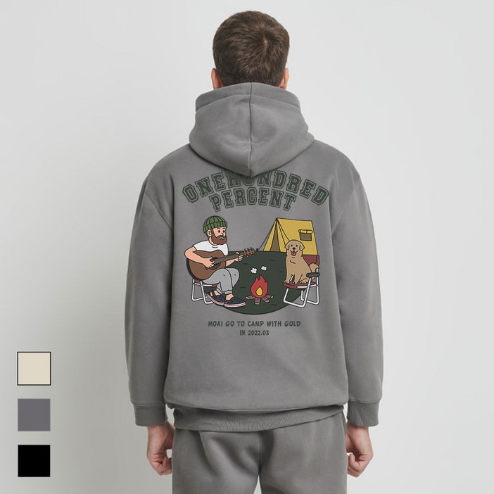 OHP 작품을 입는다 기모 후드 best3