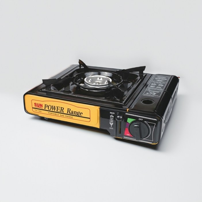 태양 휴대용 가스렌지 TY101 야외 가정 캠핑 가스버너, 1개