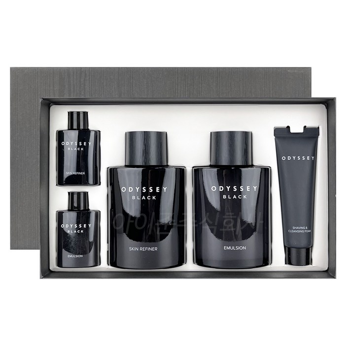 오딧세이 블랙 2종세트 스킨로션 스킨케어 기초세트신형, 1개