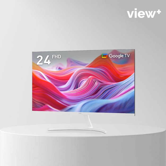 TV 겸용 모니터 IP 60.96cm(24인치) 스탠드 컴퓨터, 단순배송상품, 해당없음, V24 화이트, 60.96cm(24인치)