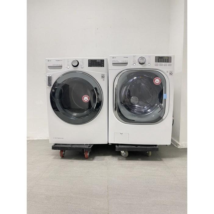 801 LG 중고드럼세탁기 건조기 세트 중고세탁기 19키로 + 중고건조기 14키로 화이트 직렬설치가능
