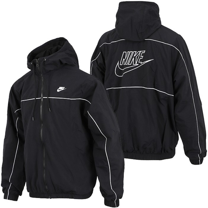 나이키 클럽 애슬래트 후디 레트로 스타일 집업 후드 바람막이 자켓