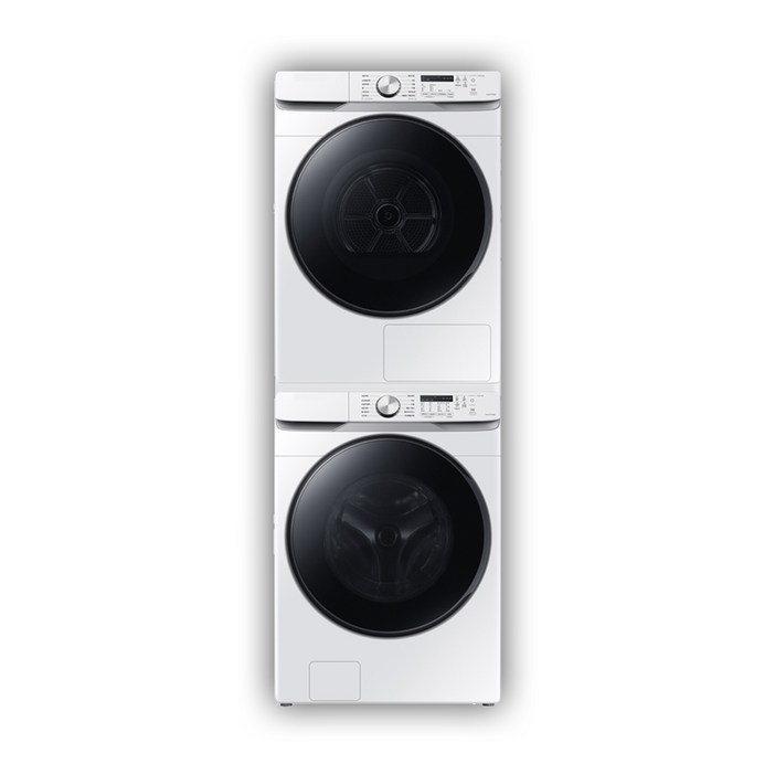 삼성전자 그랑데 드럼건조기세트 WF21T6000KW+DV17T8520BW / 21kg+17kg / 화이트색상