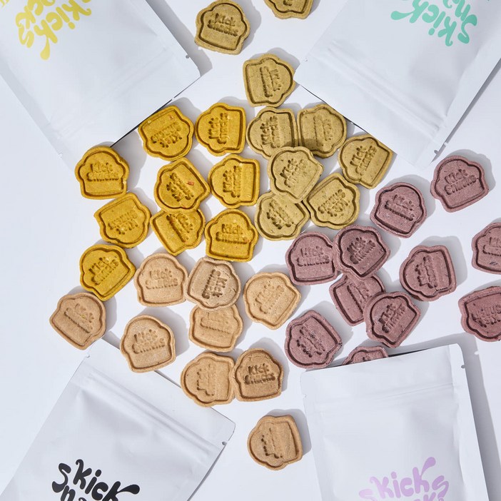 킥스낵스 웰니스 키키쿠키 강아지 쿠키 간식 프리미엄 기능성 저알러지 무첨가 수제 비스킷