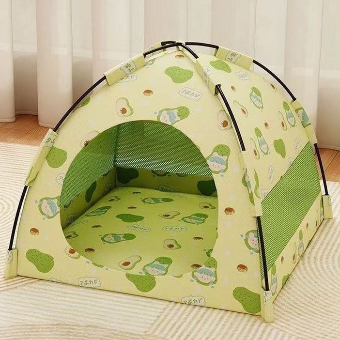 호밍사이 애완동물 텐트하우스 야외 개고양이 집 강아지집애견하우스 실내 고양이 가게