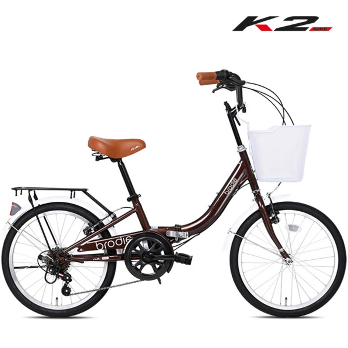 2025 케이투바이크 미니벨로 가족형 접이식자전거 브로디20인치 7단