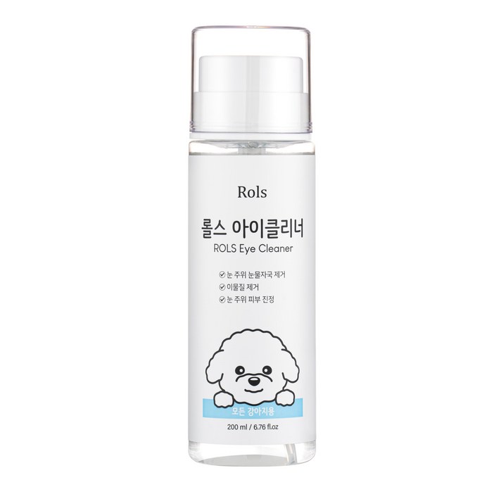 롤스 강아지눈물자국 아이클리너, 1개, 200ml