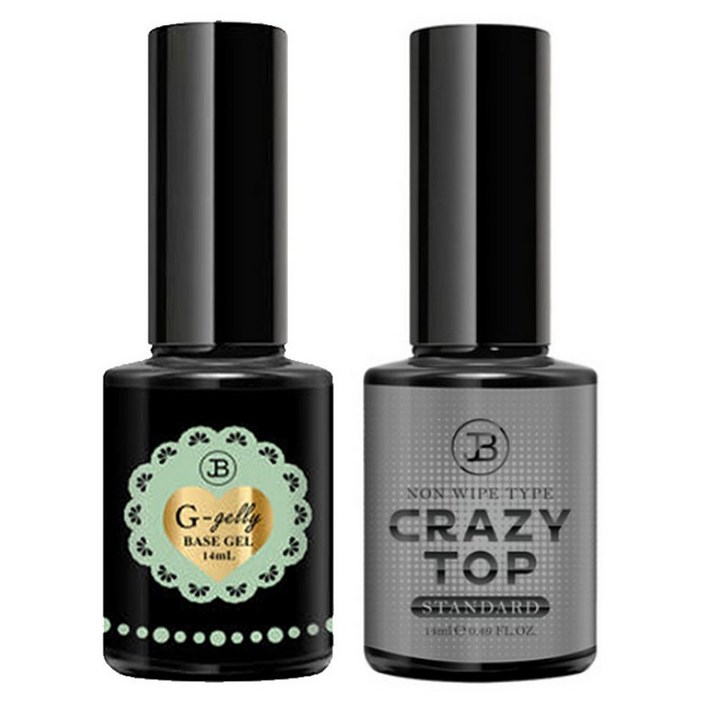 그라시아 진비 지젤리베이스젤14ml +크레이지탑젤 스탠다드 14ml, 1개, 지젤리베이스젤+크레이지탑젤 스탠다드 14ml