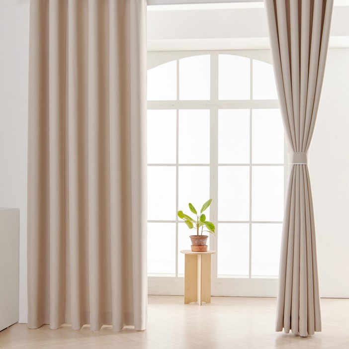 데님 맞춤형 사계절 암막커튼, 아일렛 핀 나비주름 거실 복층 창형 커텐, 주문제작커튼