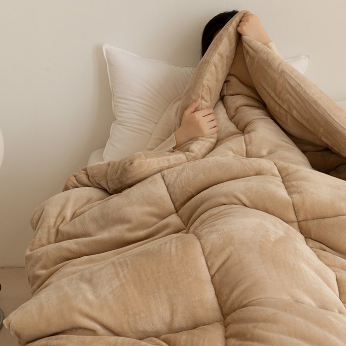 오텔르 온기 가득 겨울 극세사 차렵이불