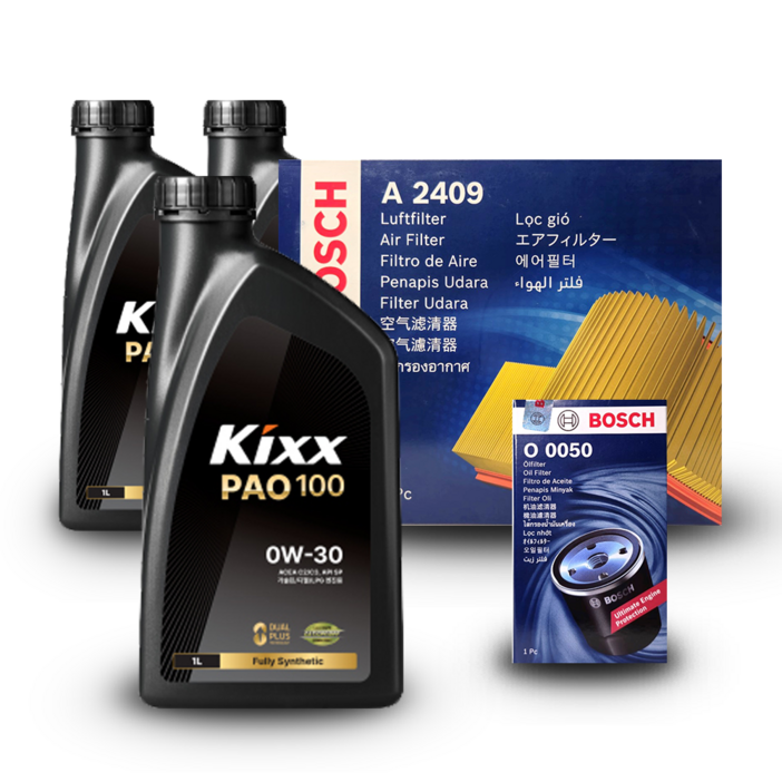 그랜저 (HG) 3.0 LPG 엔진오일세트 킥스 파오100 0W30 (PAO100) (구) 파오1