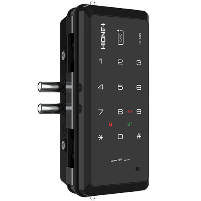 IoT 스마트 도어락 잇소키 (HG-1300 / HG-1390) 유리문 도어락 (Wi-Fi/하이원플러스/카드키/지문), HG-1300 (카드형)