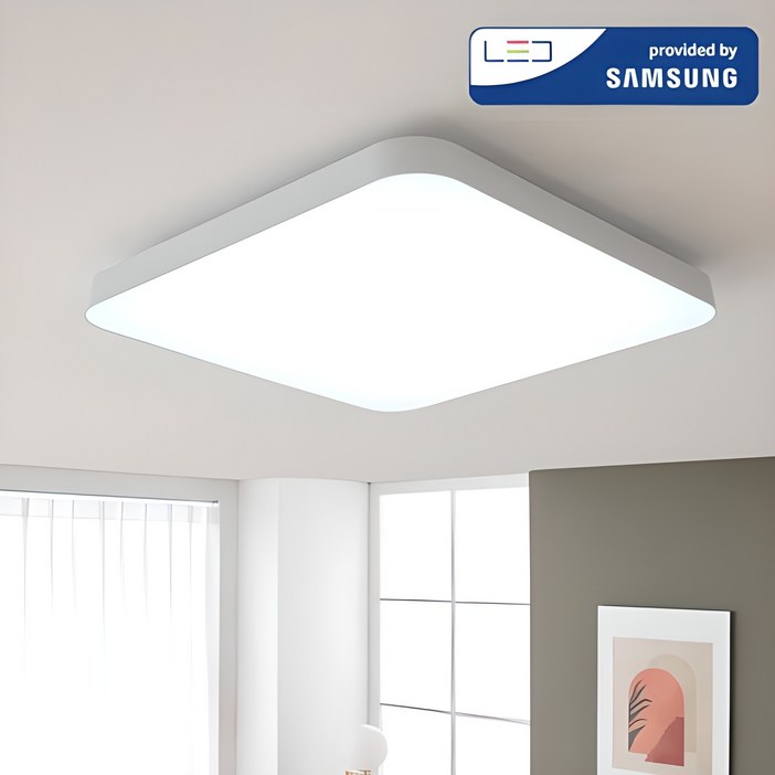 LED 뉴 시스템 방등 조명 전등 삼성 60W 화이트K001, 화이트 LED 뉴 시스템 방등 조명 전등 삼성 60W 화이트K001, 화이트