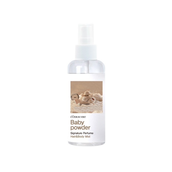 로더베르 헤어바디미스트 베이비파우더, 150ml, 7개