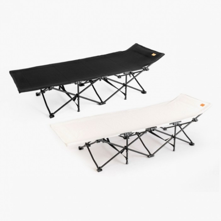 문캠핑 간편 원터치 야전침대 2색상, 1개, 블랙