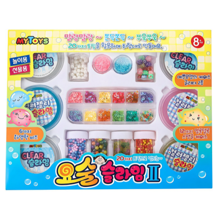 MYTOYS 요술슬라임 2, 혼합색상, 540g, 1개 MYTOYS 요술슬라임 2, 혼합색상, 540g, 1개