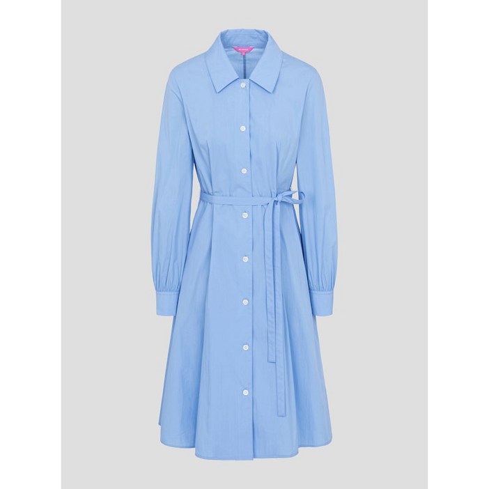 정품 빈폴 여성 원피스 미디엄 기장 스카이블루 데일리룩