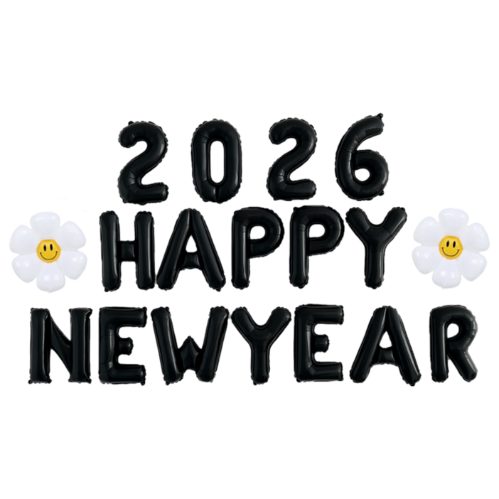 베르트폴 해피뉴이어 데이지 풍선세트