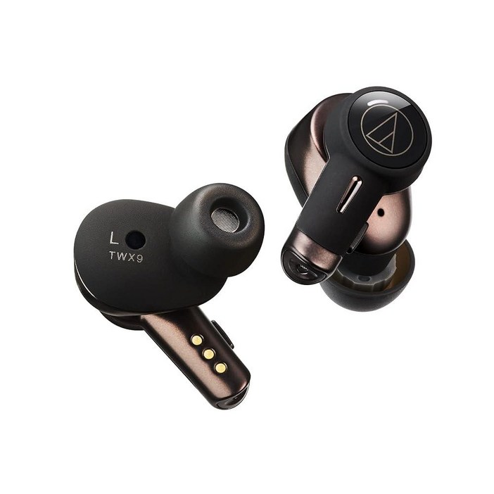 오디오테크니카 AudioTechnica ATHTWX9 무선 이어버드 블루투스 무선으로 프리미엄 청취 경험 소음 제거 혁신적인 음향 기술이 적용된 고해상도 드라이버 조절 가능 1