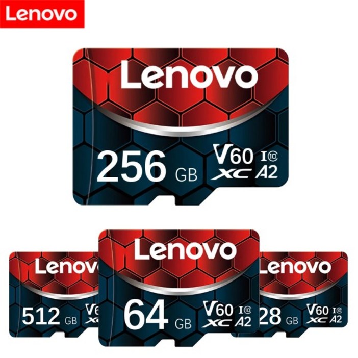 Lenovo 2TB 마이크로 TF SD 카드 고속 메모리 256G V60 미니 Nintendo Switch 용 UHS-1 플래시