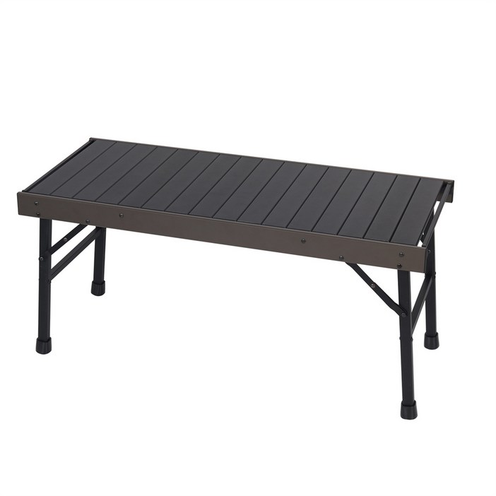 SUNYE 야영 테이블 IGT 테이블 야외 테이블, 블랙 접이식 테, 16개 개별 유닛 테이블, 자유 조합, 알루미늄 경량 휴대용, 야외 여행, 피크닉, 캠핑, 수납 가방 포함, 검은색