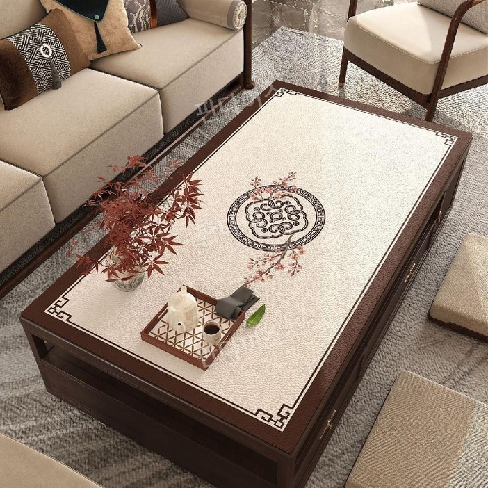 고급 식탁 커버 전통 테이블보 방수 깔개 덮개 홈데코