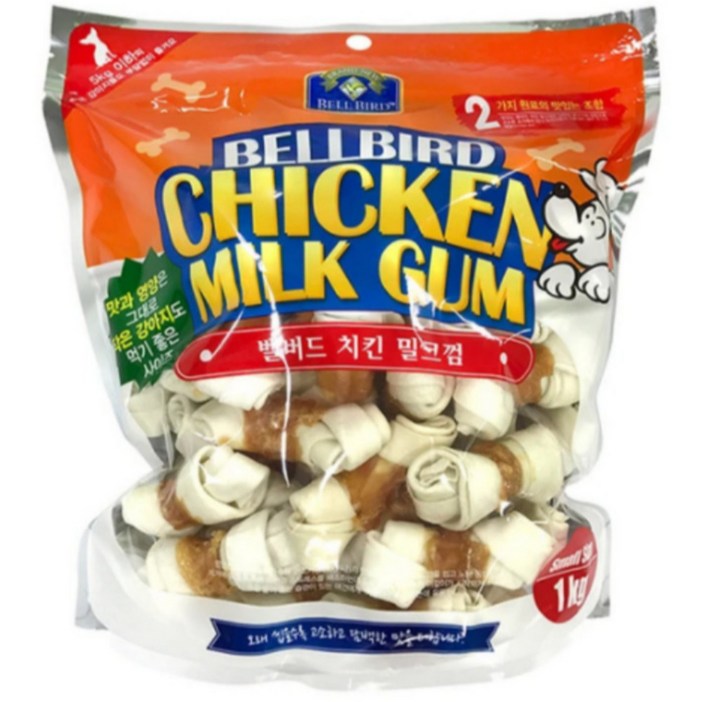 벨버드 강아지 치킨 밀크껌 스몰