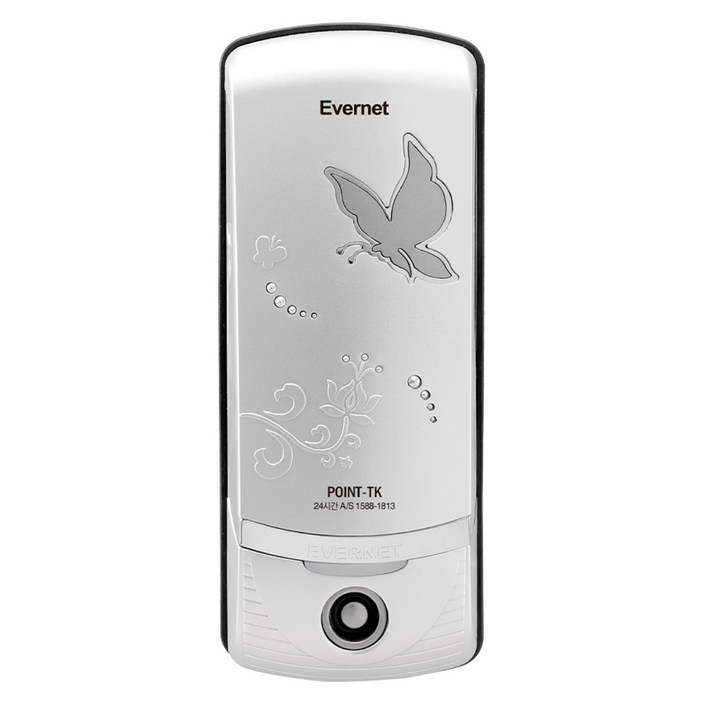 에버넷 디지털 도어락 보조키 커버형 번호 열쇠 카드키 자가설치 POINT-TK