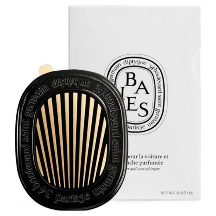 딥디크 차량용 명품 방향제 디퓨저 세트 [케이스+리필+선물포장], 베이향, 1세트