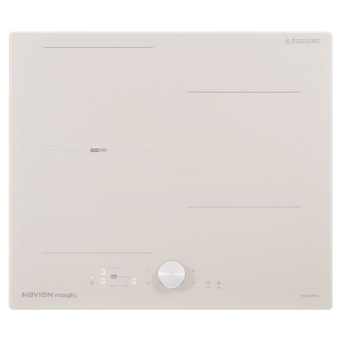 나비엔매직 전기레인지 인덕션 3구 베이지, ERI-5053AF, 빌트인