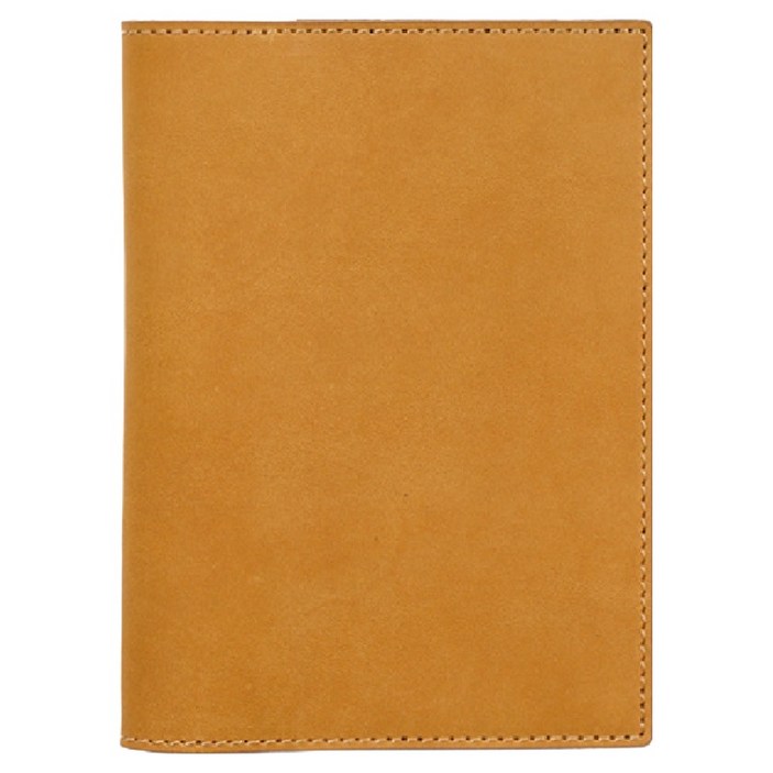 문구담 가죽 회사 업무용 만년 다이어리, 카라멜 체크무늬, 1개