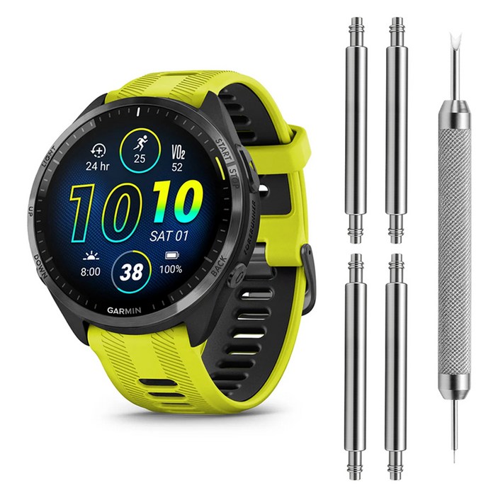 스페이스쉴드 가민 스마트워치 호환 스트랩 교체 연결 스프링바 바넷봉