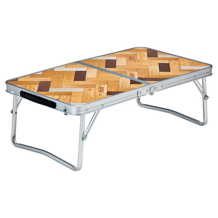 콜맨 내추럴 퍼즐 미니 테이블, A natural wood grain finish