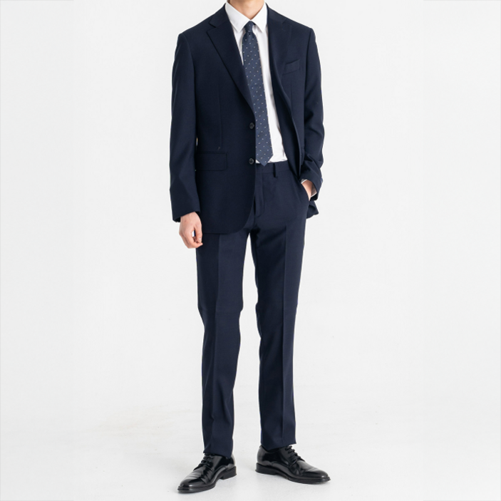 킨록 남성용 MARZOTTO 조직감 개발 나폴리 정장 상하의 세트