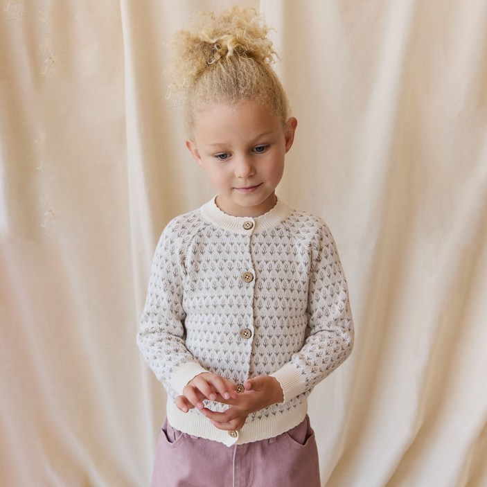 제이미케이 사바나 자카드 가디건