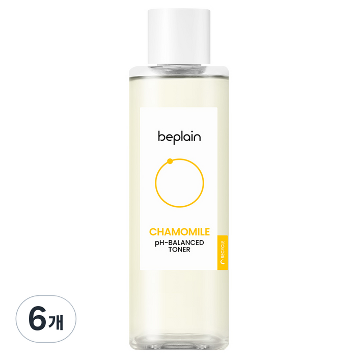 비플레인 캐모마일 약산성 토너, 200ml, 6개
