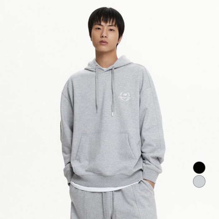 뉴발란스 남성용 UNI 헤리티지 세미오버핏 후드티 NBN0F11243