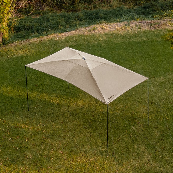 아이두젠 반타곤 렉타 그늘막 블랙코팅 대형 원터치 그늘막 타프 폴대포함